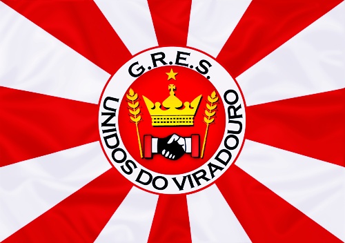 drapeau de l'école de samba Viradouro