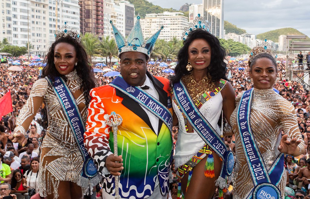 Election du roi et de la reine du carnaval de rio 2020