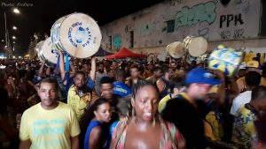 Répétition de rue des écoles de samba