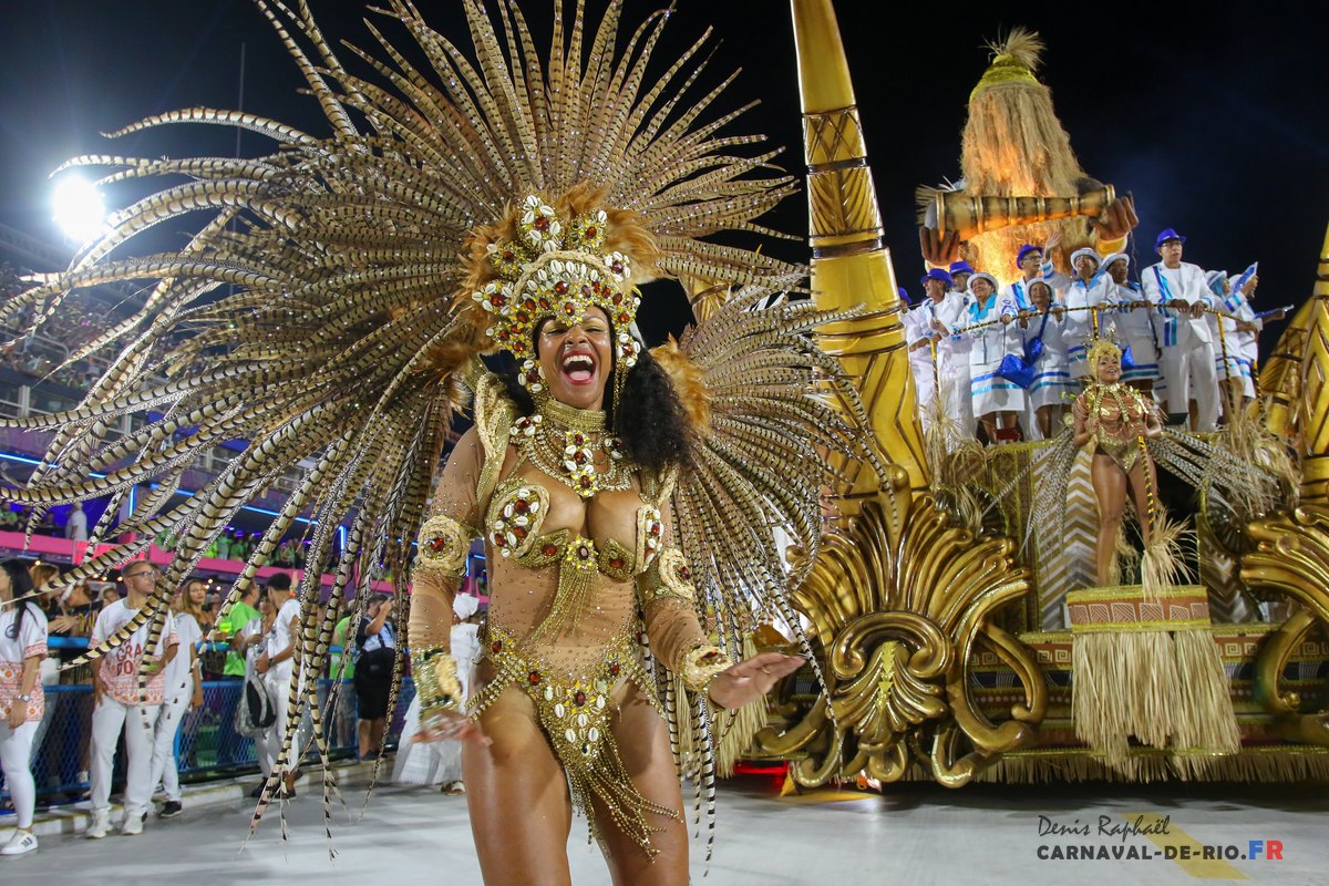 Programme des défilés de la série or (groupe A) pour le Carnaval de Rio