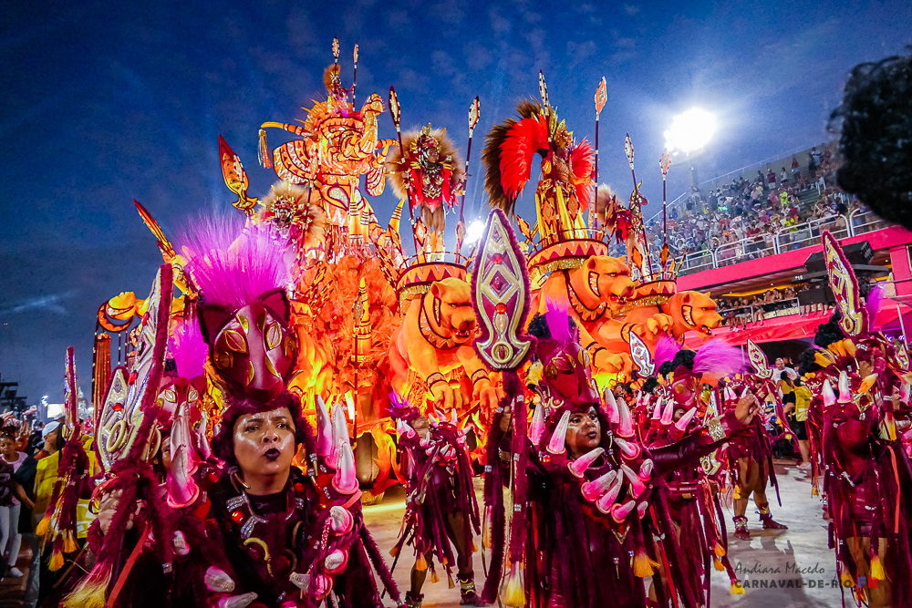 Photo école de samba Viradouro au carnaval de rio 2024